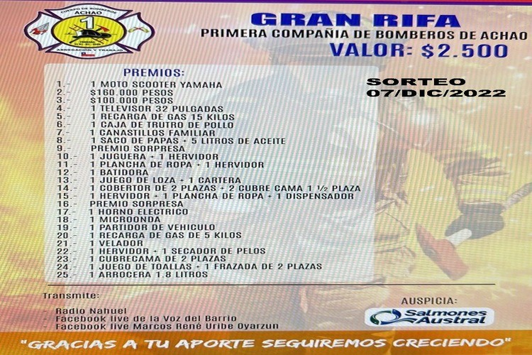 Bomberos de Achao - Abnegación y Trabajo