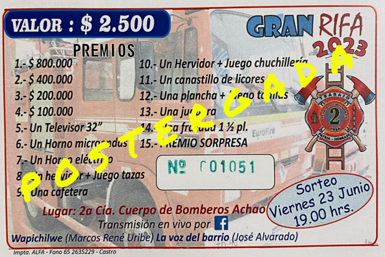 Bomberos de Achao - Abnegación y Trabajo